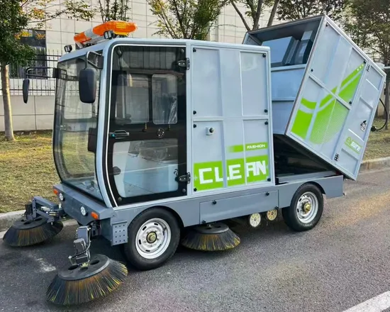 Cleaning Machine Pure Suction Self-Unloading Road Sweeper Electric Road Sweeper with Hot Sale